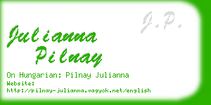 julianna pilnay business card